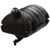 Wassertank aus Kunststoff, schwarz, 30 Liter, seifenspender