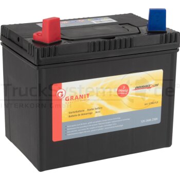 ENDURANCE LINE Batterie 12V 24 Ah Ca/Ca +Links Enduranc -...