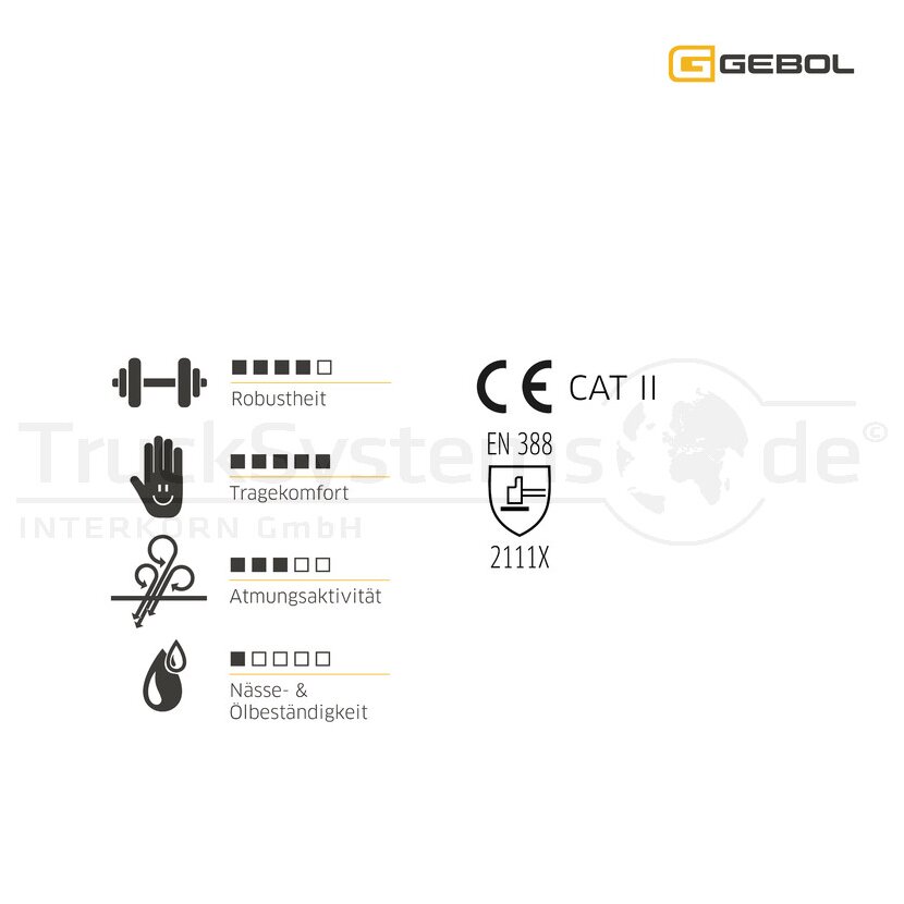 GEBOL Handschuh Master Allround Gr. 9 - 709886 - 517042109