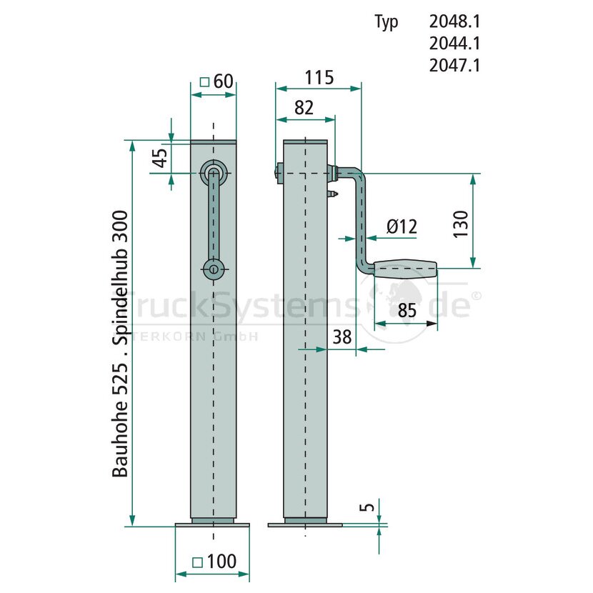 HAACON Spindelwinde 203565 Typ 2044.1