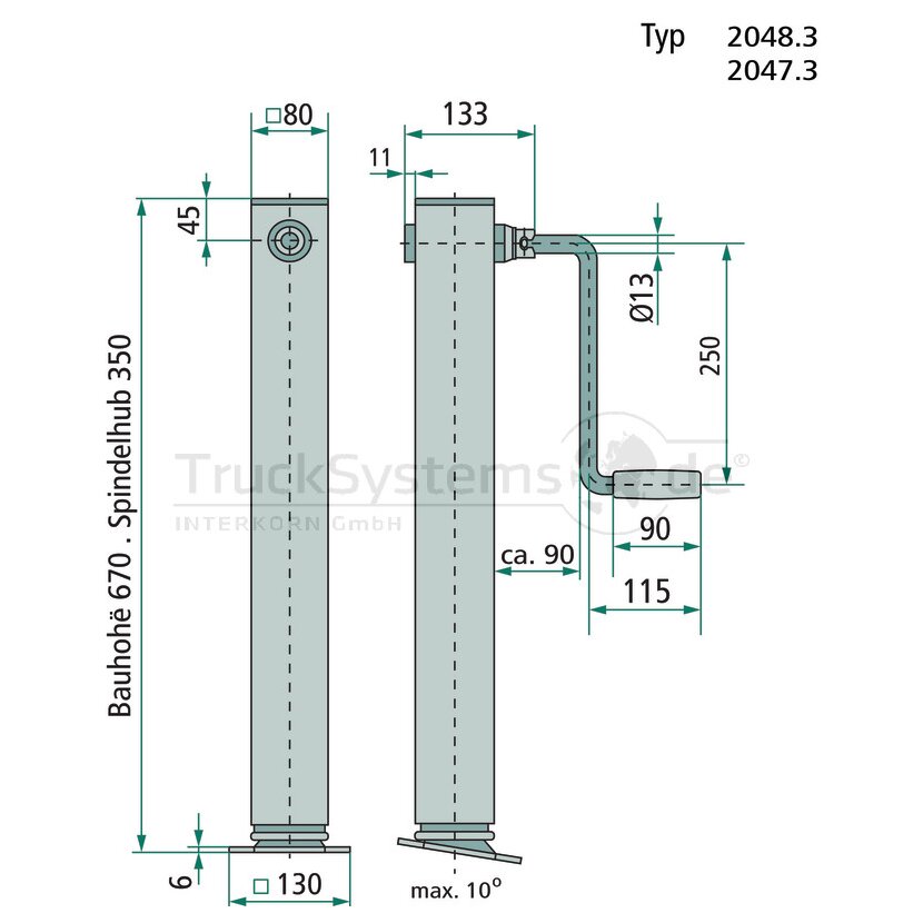 HAACON Spindelwinde 203509 Typ 2048.3