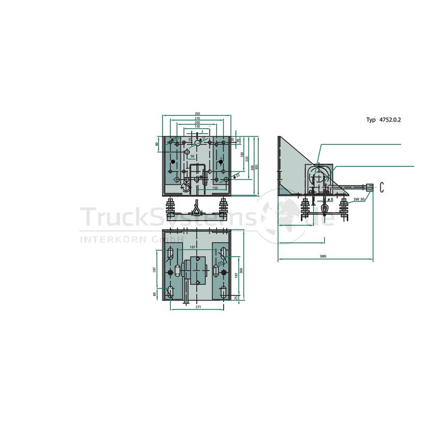 HAACON Ersatzradhalter 213163 Typ 4732