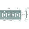 Kombi- Schiene 3000mm  - 213008252012 - 4250224208317