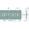 Kombi- Schiene 3000mm Alu 20mm  - 213008302020 - 4250224208331