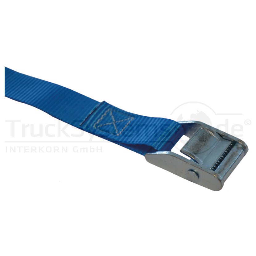 Zurrgurt 2-tlg 3m x 25mm Airline  - 803/5018/3/0,5 Blau -  - 803501830,5Blau