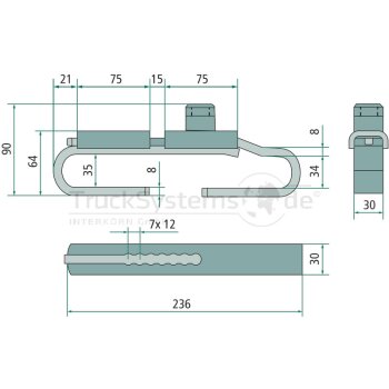 Diebstahlsicherung V2A 240 - 330mm  - 7205014 -...