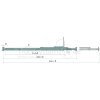 Klemmb ALU 42mm 2x Gummifuß 1680-2050mm  - 49 926 -  - 49926