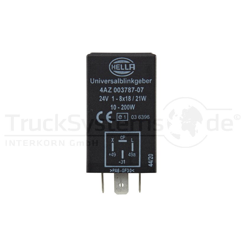 HELLA Blinkgeber 24 Volt - 4AZ 003 787-071 - 4AZ003787071