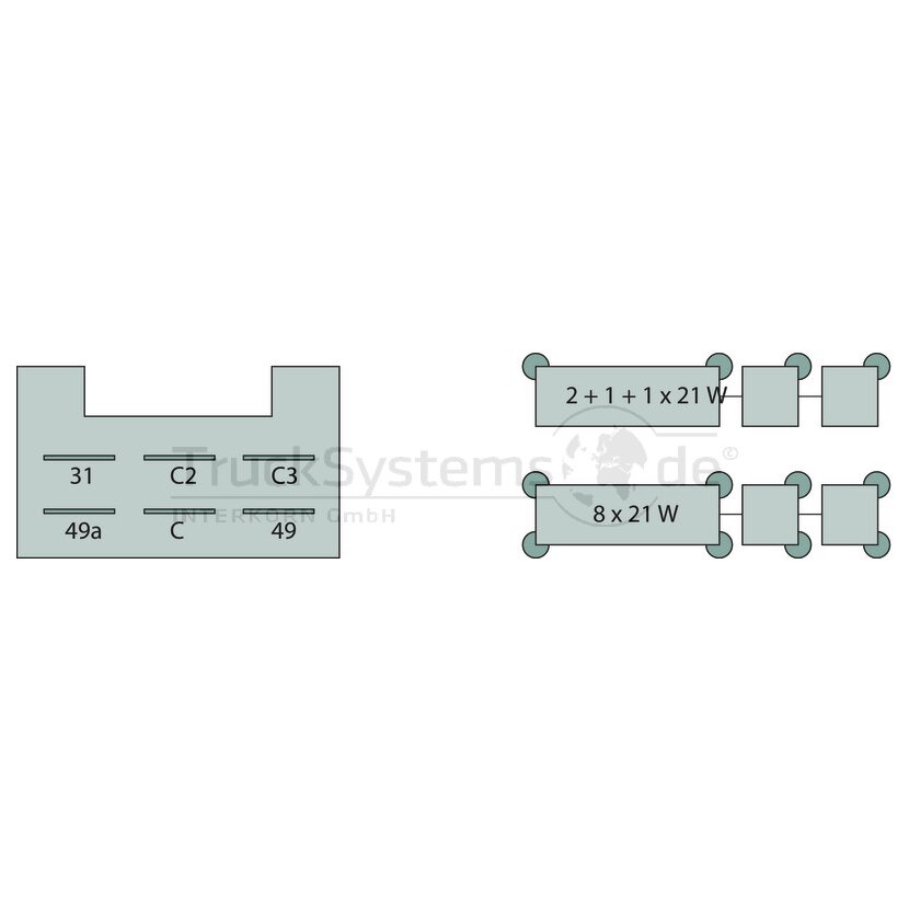 HELLA Blinkgeber 12V 2+1+1 x 21W - 4DN 008 768-101 - 4DN008768101