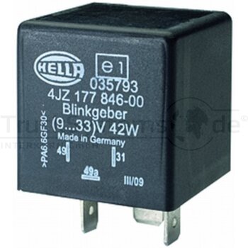 HELLA Blinkgeber elektronisch 33 Volt - 4JZ 177 846-007 -...