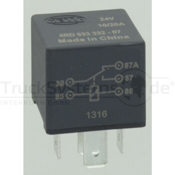 HELLA Wechsler - Relais 24 Volt - 4RD 933 332-071 -...