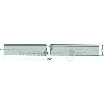 Gew.Stange DIN975 verzinkt 8.8 gelb M20x1000  -...