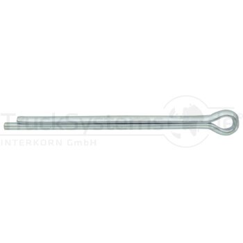Splint DIN 94 5 0X063 verzinkt VE:1ST  - 000940100050063...