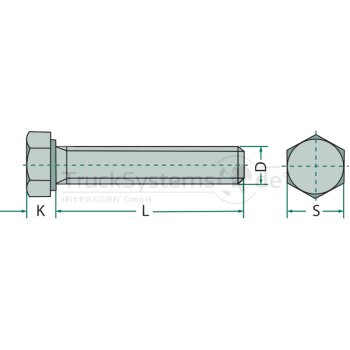 Schraube DIN961 10.9 16x1 5x050 VE:1  - 009611000160050 -...