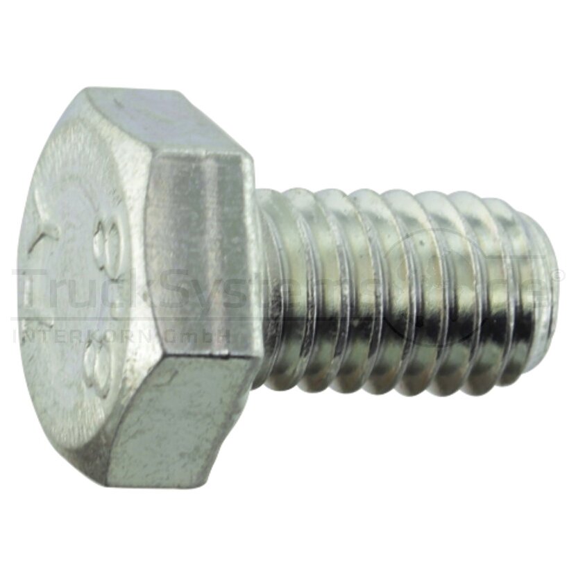 6kt.-Schraube DIN933 verzinkt 10x025 VE:1  - 009338100100025 - 4043952265963