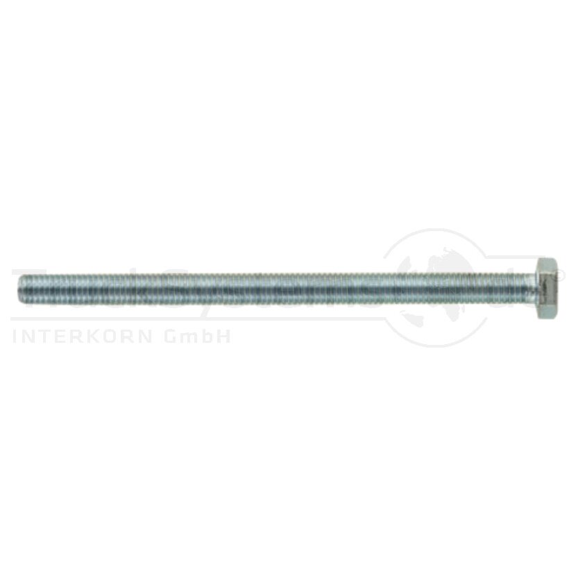 6kt.-Schraube DIN931 verzinkt 08x120 VE:1  - 009318100080120 - 4043952231265