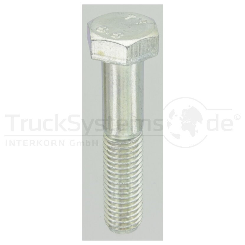 6kt.-Schraube DIN931 verzinkt 14x070 VE:1  - 009318100140070 - 4043952232163