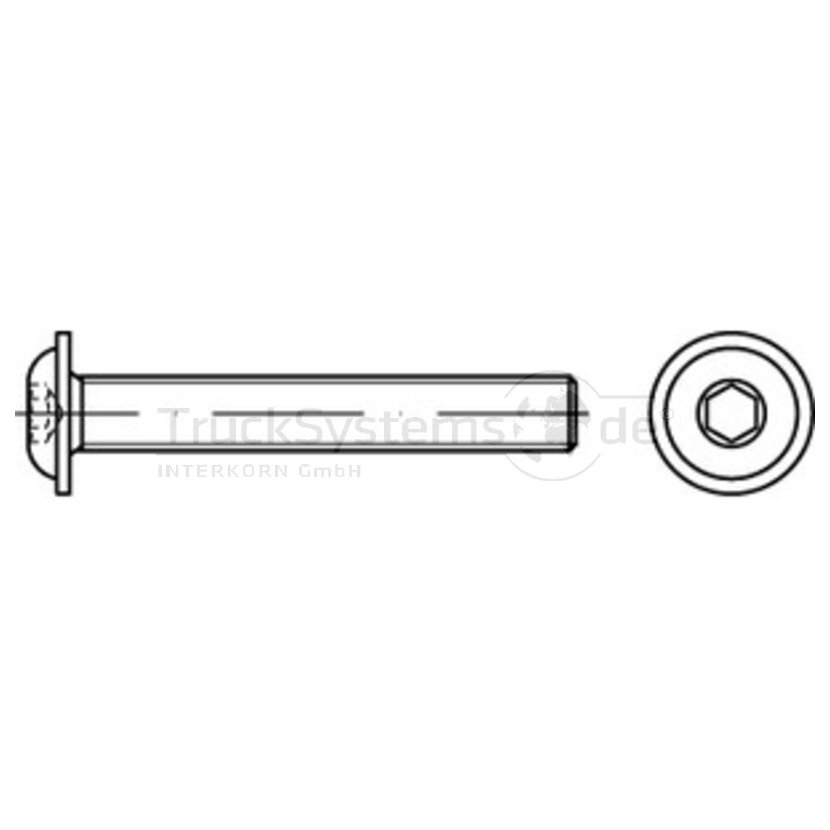Fl-Kopfschr.In6kt DIN7380VZ 10.9 M08x025  - 073801120080025 - 4051426559272