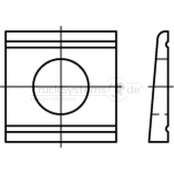 Keilscheibe DIN434 18 0mm VE:1ST  - 004340000180000 -...