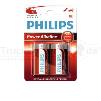 PHILIPS Batterie Powerlife 2er-Blister LR14 (C)  -...