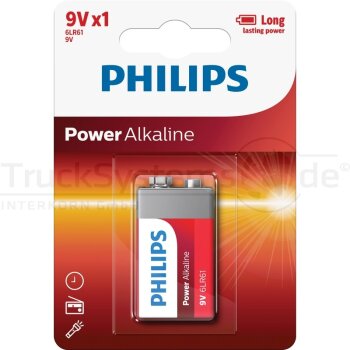 PHILIPS Batterie Powerlife 1er-Blister 6LR61 (E)  - 55004234