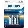PHILIPS Batterie ULTRA 4B-Blister LR03 (AAA)  - 55036365