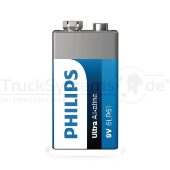PHILIPS Blockbatterie ULTRA Life 1er-Bl. 6LR61  -...