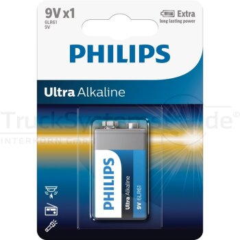 PHILIPS Blockbatterie ULTRA Life 1er-Bl. 6LR61  -...