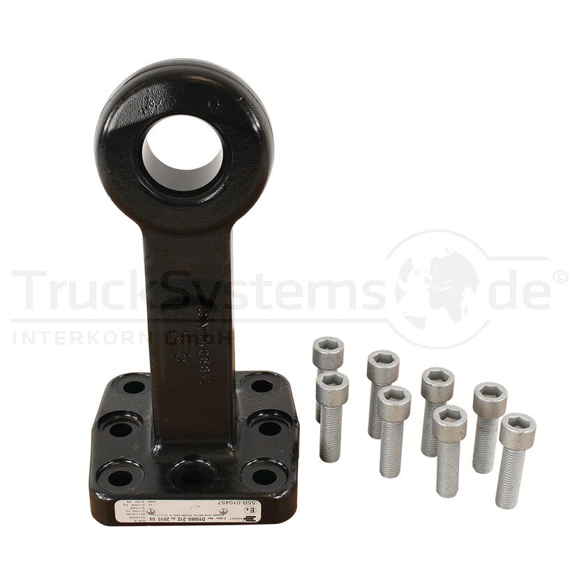 Zugöse 50mm mit Flansch mit Schrauben  - 8520+8520-1 - 02.4904.27.00 - 8520+85201