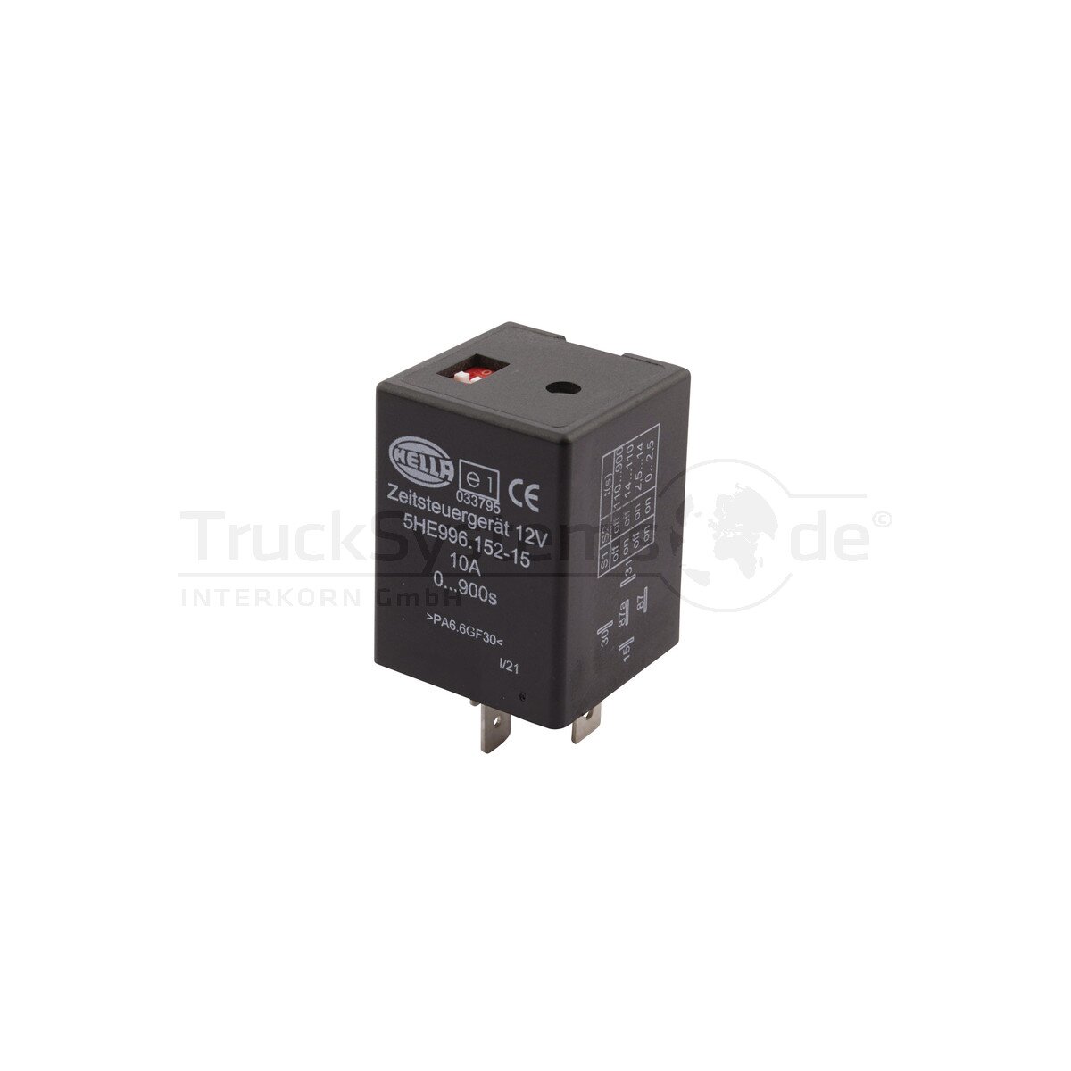 HELLA Zeitrelais Nennspannung 12 Volt - 5HE 996 152-151 - 5HE996152151