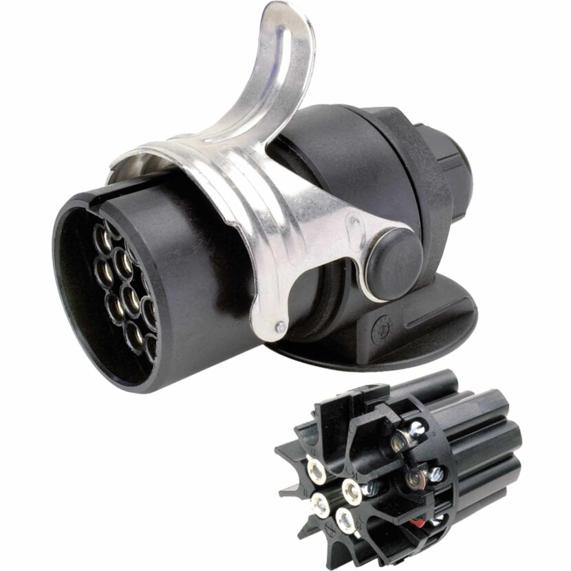 ERICH JAEGER Stecker 15-pol., 24 V, nach ISO 12098, - 241010