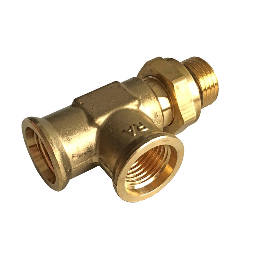 Kongsberg L-Schottstutzen, 2 x M16 x 1,5, M16 x 1,5 - 6237980