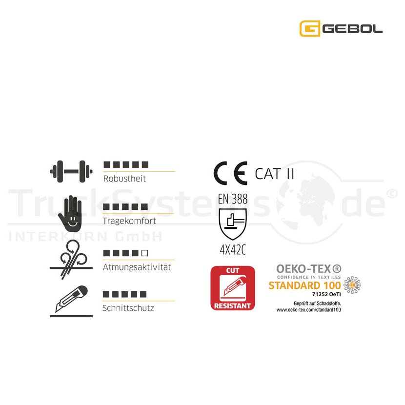 GEBOL SchnittschutzHandschuhMasterCutCPlusGr.8 - 709820 - 5170450-08