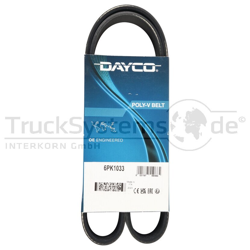 DAYCO Keilrippenriemen L: 1033mm 6PK1033