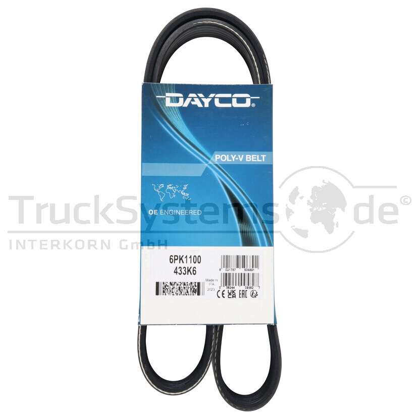 DAYCO Keilrippenriemen L: 1100mm  - 6PK1100