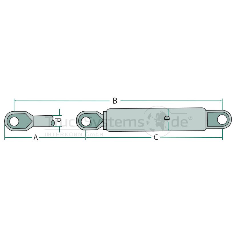 STABILUS Gasfeder  - 952678