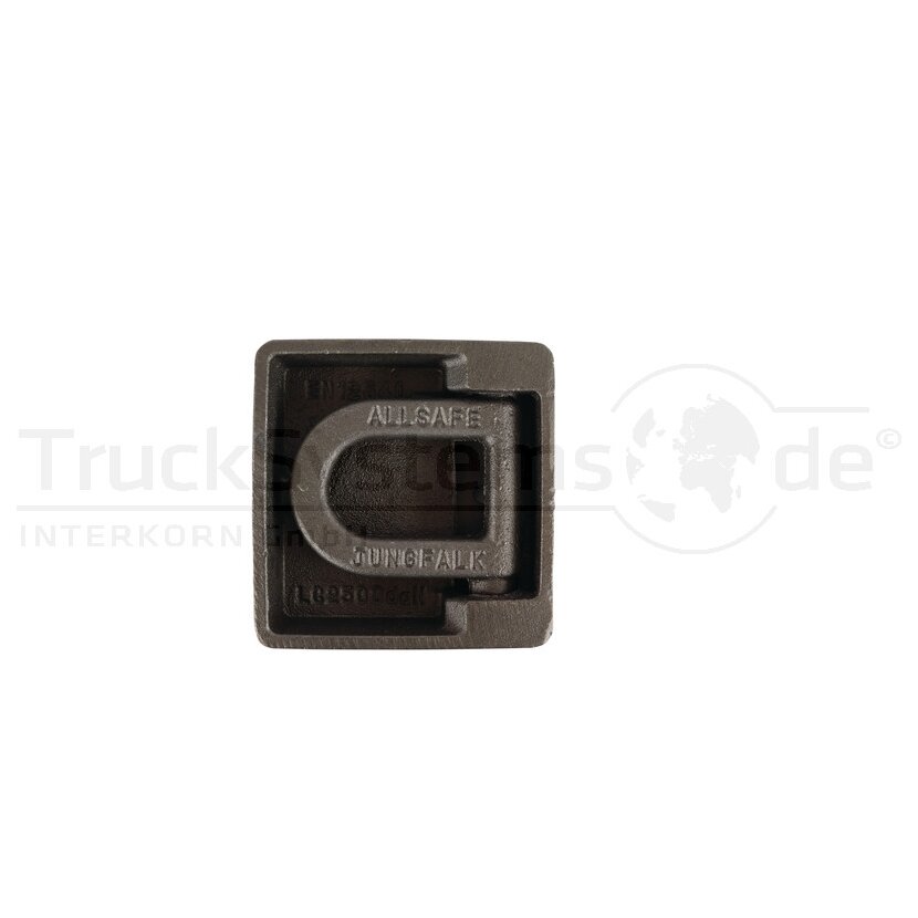 allsafe Zurrmulde Stahl roh 2500daN 95x90mm - 71102