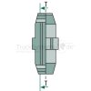 RAUFOSS COUPLINGS Rohrverbinder gerade (4 x 1 0 Rohr) - 6237195