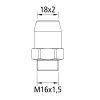 Kongsberg GE-Steckverbinder M18 x 2,0, M16 x 1,5 - 6237476