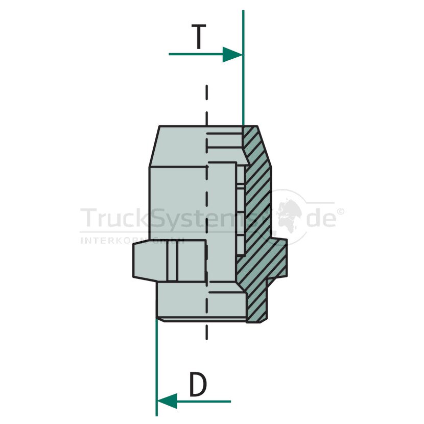 Kongsberg GE-Steckverbinder M18 x 2,0, M22 x 1,5 - 6237477