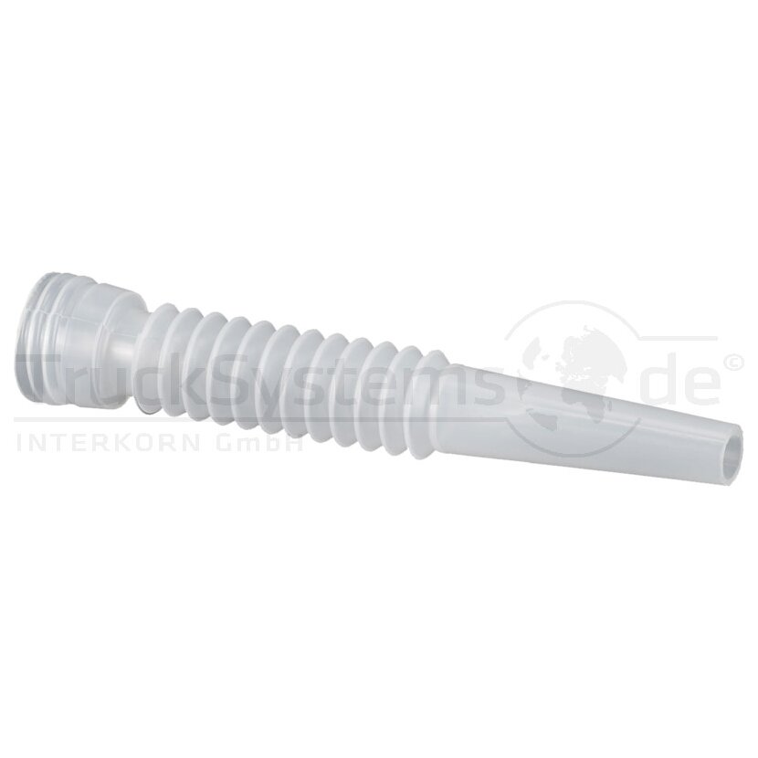 PRESSOL Flexibles Auslaufrohr weiß /tr. 30x160  - 00328950 - 4103810420856