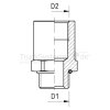 RAUFOSS COUPLINGS Adapter 16x1 5 / 3/8 - 6237657
