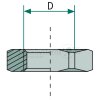 Kongsberg Kontermutter ohne O-Ring M22 x 1,5 - 6237749