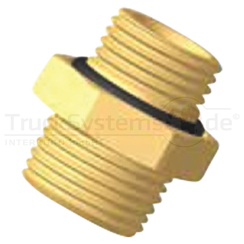 RAUFOSS COUPLINGS Doppelstutzen Messing - 6237785