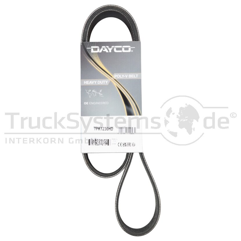 DAYCO Keilrippenriemen  - 7PK1236HD