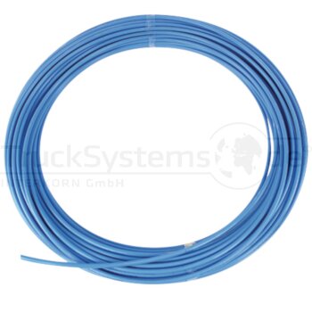 Kunststoffrohr Luftrohr 8x1 blau Rolle 100m  - 8100 0100...