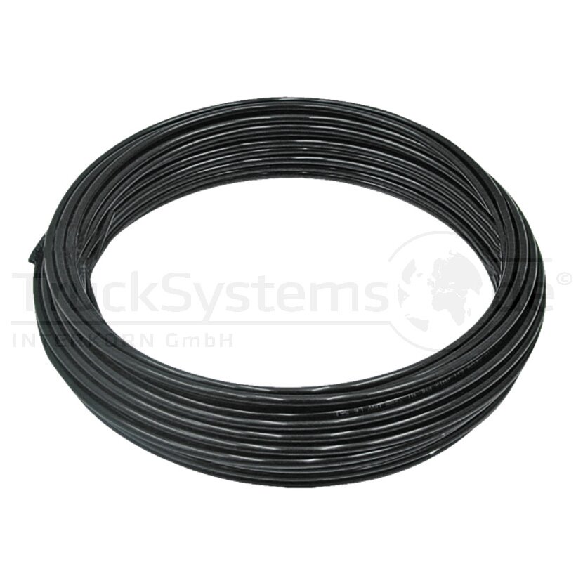 Kunststoffrohr Luftrohr 8x1 schwarz Rolle 200m  - 8100 0200 SW -  - 81000200SW