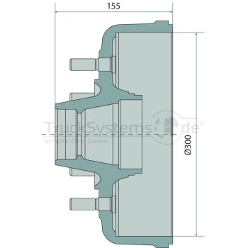 KNOTT Bremstrommel  - 28863P02