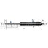 STABILUS GF-D&auml;mpfer 8/19 500N-Lg 410mm-H 170mm  -...