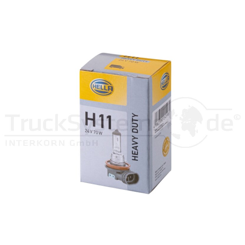 HELLA Glühlampe H11 24 V 70 W - 8GH 008 358-241 - 8GH008358241